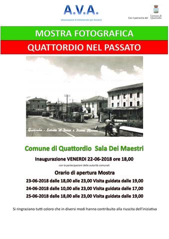 Mostra Fotografica "Quattordio nel passato"